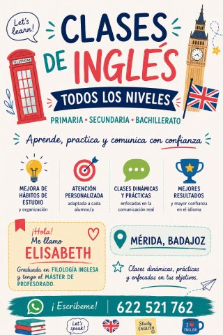 Clases particulares de inglés en Mérida