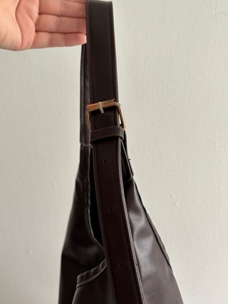 Bolso vintage marrón oscuro