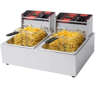 Freidora VEVOR Doble Tina hosteleria