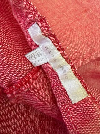 Pantalón 100% lino Zara