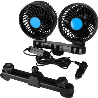 Ventilador Doble Coche 12V