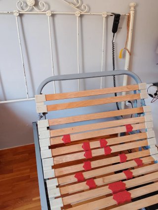 Cama articulada para el bienestar, descanso, leer.