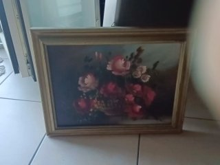 Dipinto floreale con rose