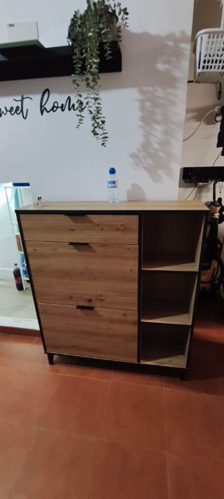 Zapatero Madera y Metal