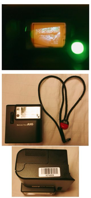 Olympus XA4 + Flash Eletrónico A16