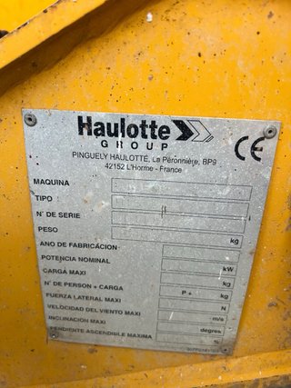 Haulotte H15 SX Plataforma Elevadora