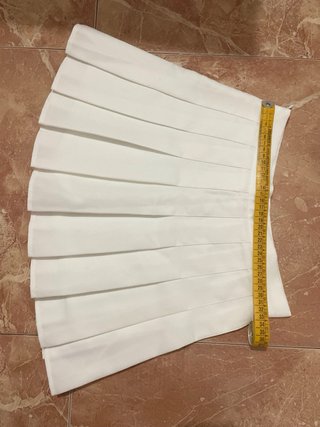 Falda pantalón blanca