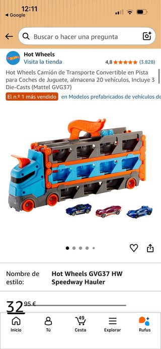 Camión Transporte Hot Wheels