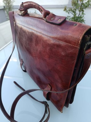 Maletín Ejecutivo Vintage Piel Essence NY Con Llav