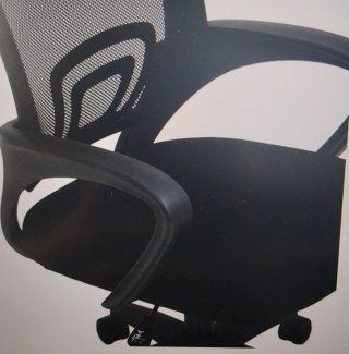 Silla Oficina Ergonómica Negra