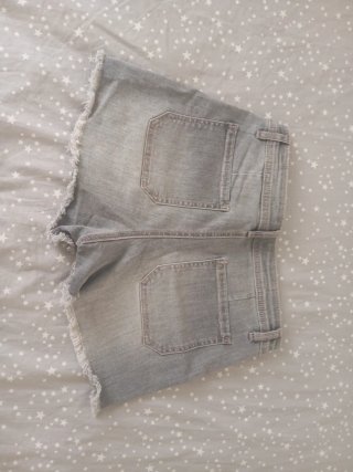 Pantalones cortos vaqueros grises Mango Teen
