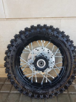 Rueda completa rodado 10 pit bike delantera y tras