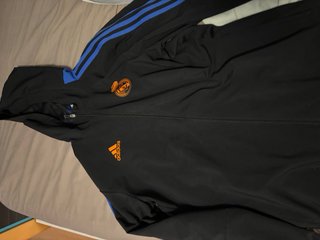 Chaqueta Real Madrid Negra y Azul