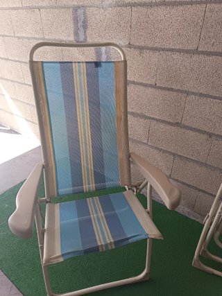 Conjunto 4 Sillas Camping Crespo aluminio