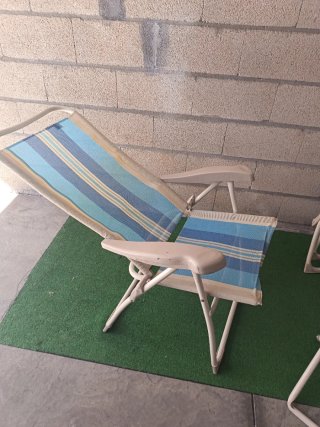 Conjunto 4 Sillas Camping Crespo aluminio