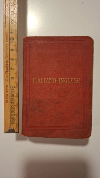 Dizionario tascabile vintage italiano inglese
