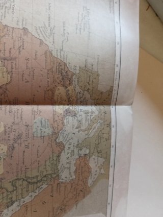 Mapa Antiguo África 1875 original