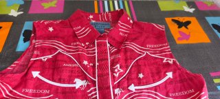 Camisa sin mangas Wrangler estilo western M