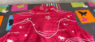 Camisa sin mangas Wrangler estilo western M