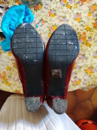 Zapatos charol tacón mujer