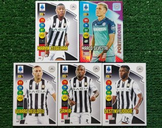 5 Carte Panini Adrenalyn XL Udinese 21/22