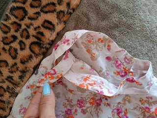 Camicia Promod fantasia floreale nodo vita