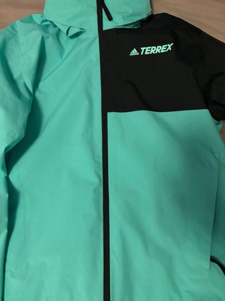 Chubasquero Adidas Terrex Azul Turquesa talla M