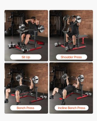 Macchina Pressa Toracica Panca Regolabile 204 kg