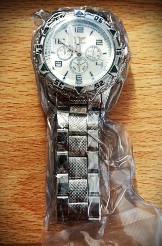 Reloj Zhowe Blanco/Plateado