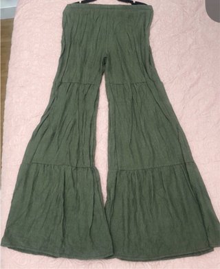 Conjunto verde militar de dos piezas