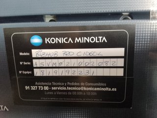 Prensa digital Konica Minolta C1060L