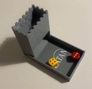 Lanzador de dados Catan