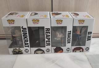 Funko Pop! Overwatch Figuras (Junkrat, Reaper, Tra