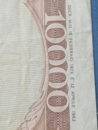 Biglietto Banca d'Italia 10000 Lire 1973