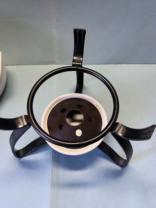 Set fonduta ceramica e metallo