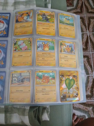Álbum Pokémon con Cartas