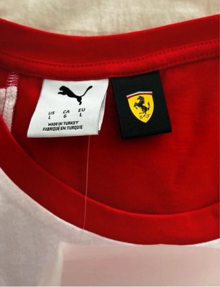 Camiseta Ferrari F1 Puma Roja