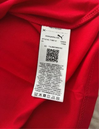 Camiseta Ferrari F1 Puma Roja
