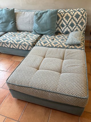 Sofá chaiselongue modular tela