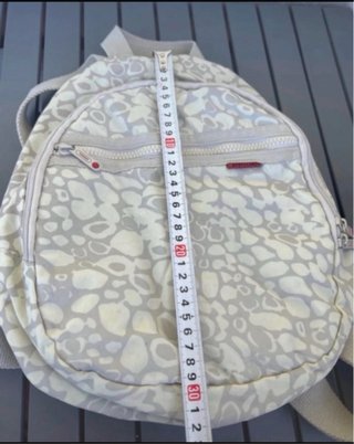 Mochila Gabol bege/cinza