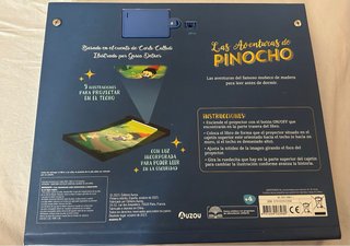 Libro proyector Las Aventuras de Pinocho AUZOU