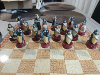 Ajedrez Medieval Figuras Coleccionables