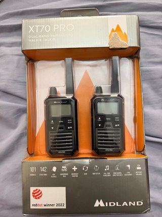 Midland XT70 PRO Walkie-Talkie Twin Pack