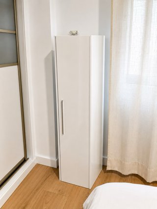 Mueble auxiliar blanco 130x39x29