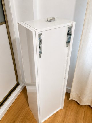Mueble auxiliar blanco 130x39x29