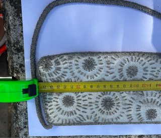 pochette  da sera vintage di colore argento