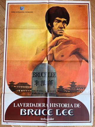Cartel La Verdadera Historia de Bruce Lee