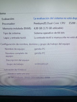 Ordenador completo Asus Negro