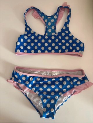 Bikini bambina Calzedonia pois blu