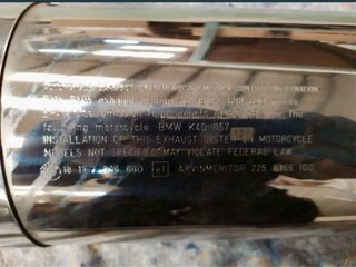Escape BMW K1200R Completo